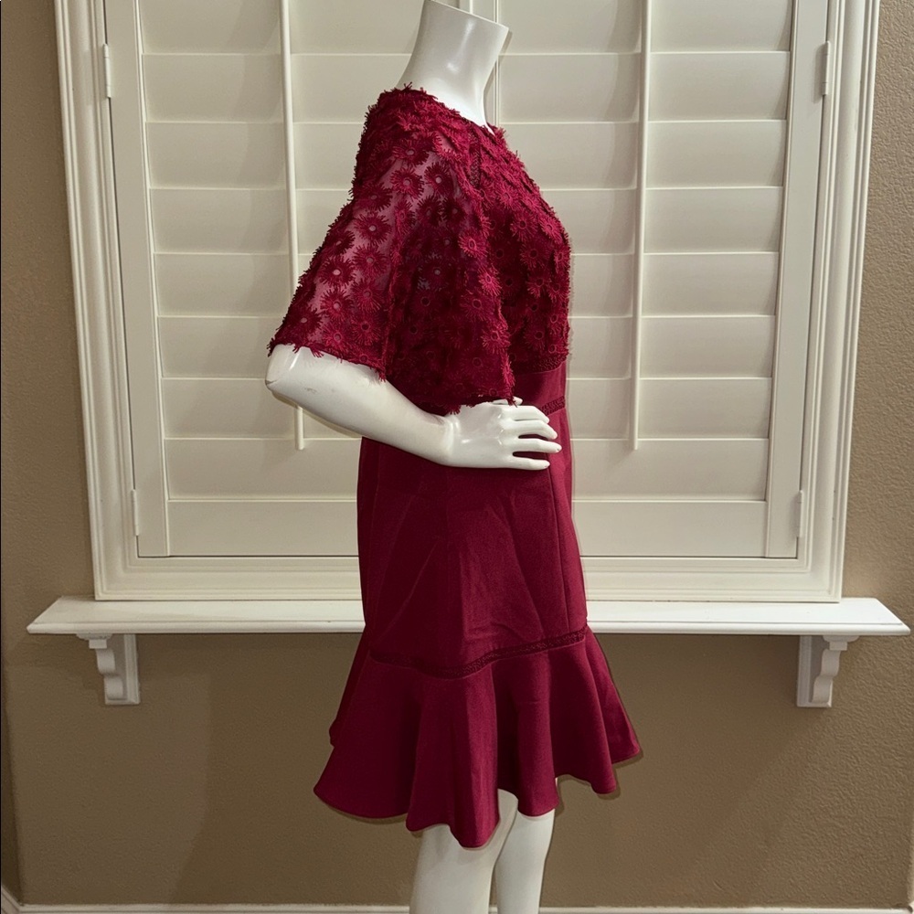 Keepsake Rosabelle Anywhere Mini Dress Raspberry - Picture 6 of 13